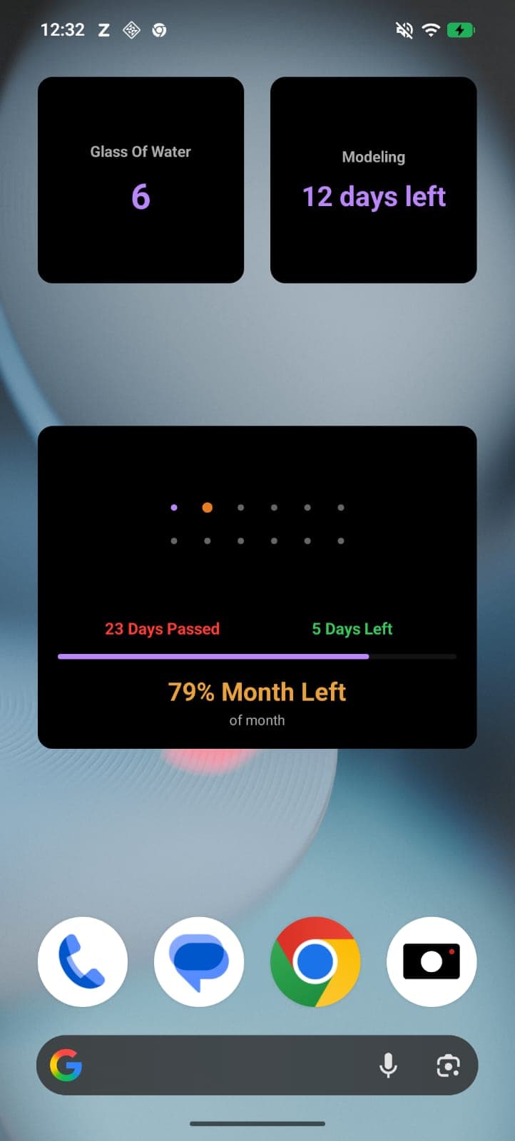 UNTIL on Android, screenshot 2